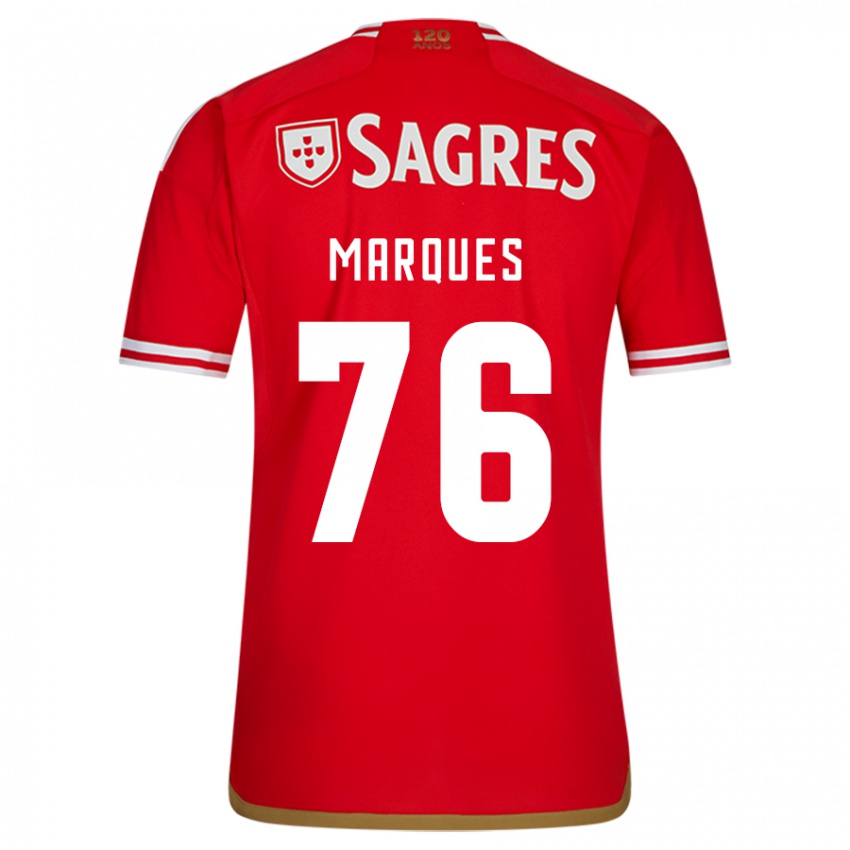 Kinder Gustavo Marques #76 Rot Heimtrikot Trikot 2023/24 T-Shirt