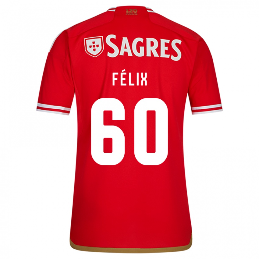 Kinder Nuno Félix #60 Rot Heimtrikot Trikot 2023/24 T-Shirt