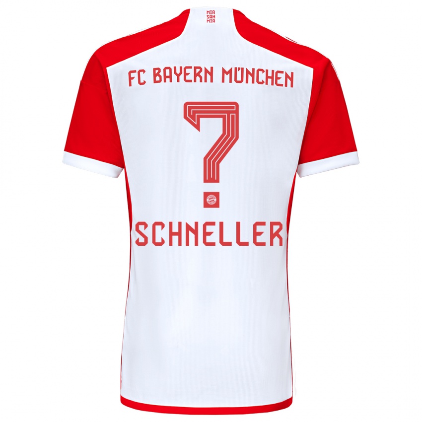 Kinder Lukas Schneller #0 Rot-Weiss Heimtrikot Trikot 2023/24 T-Shirt