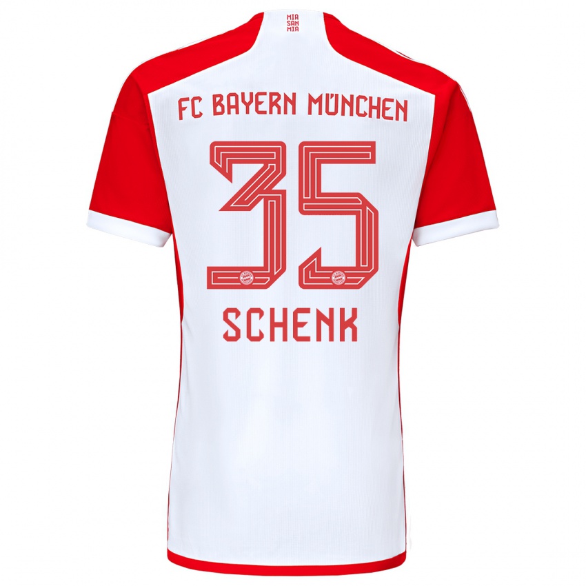 Kinder Johannes Schenk #35 Rot-Weiss Heimtrikot Trikot 2023/24 T-Shirt