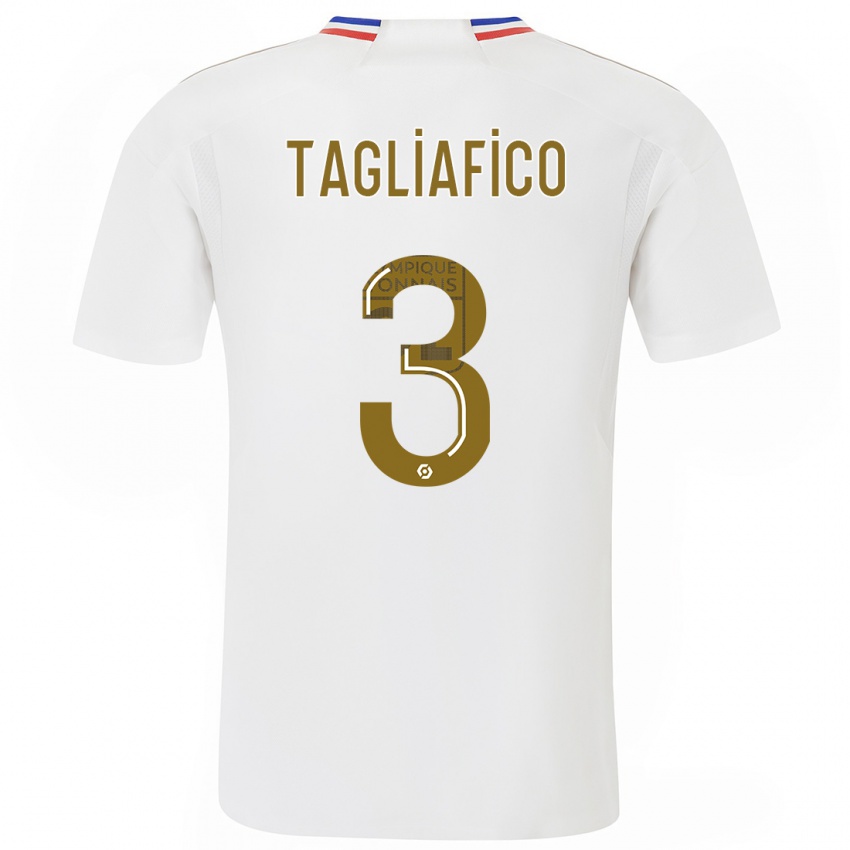 Kinder Nicolas Tagliafico #3 Weiß Heimtrikot Trikot 2023/24 T-Shirt