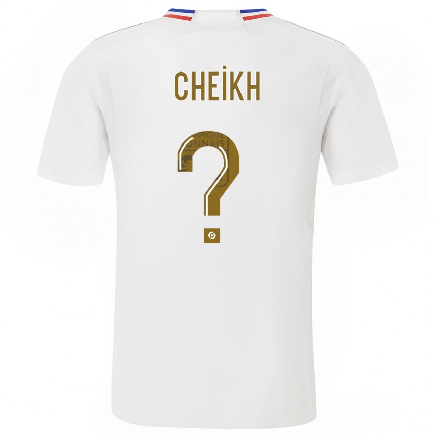 Kinder Yanis Cheikh #0 Weiß Heimtrikot Trikot 2023/24 T-Shirt
