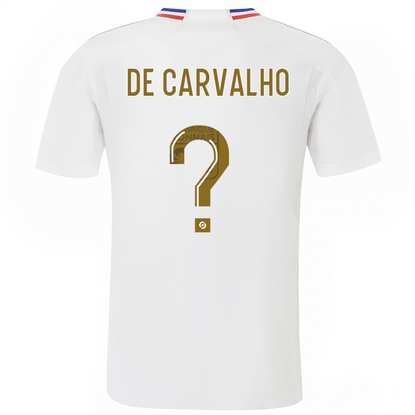 Kinder Mathys De Carvalho #0 Weiß Heimtrikot Trikot 2023/24 T-Shirt