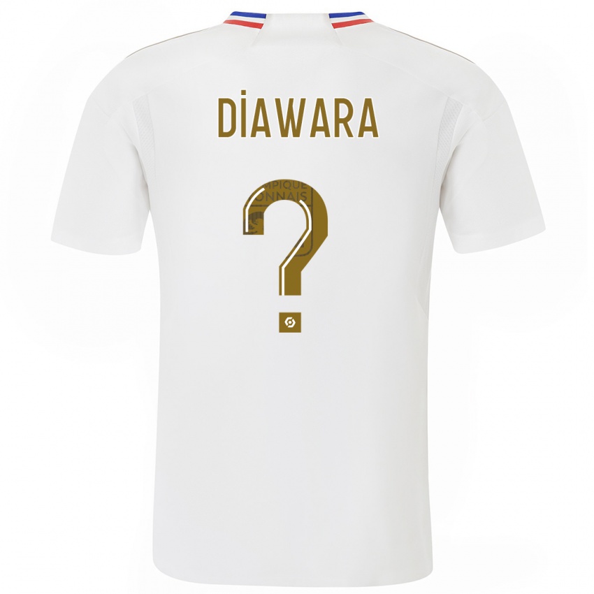 Kinder Tidiane Diawara #0 Weiß Heimtrikot Trikot 2023/24 T-Shirt