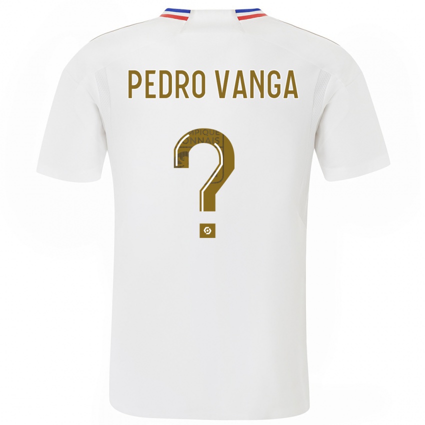 Kinder Emerson Pedro Vanga #0 Weiß Heimtrikot Trikot 2023/24 T-Shirt