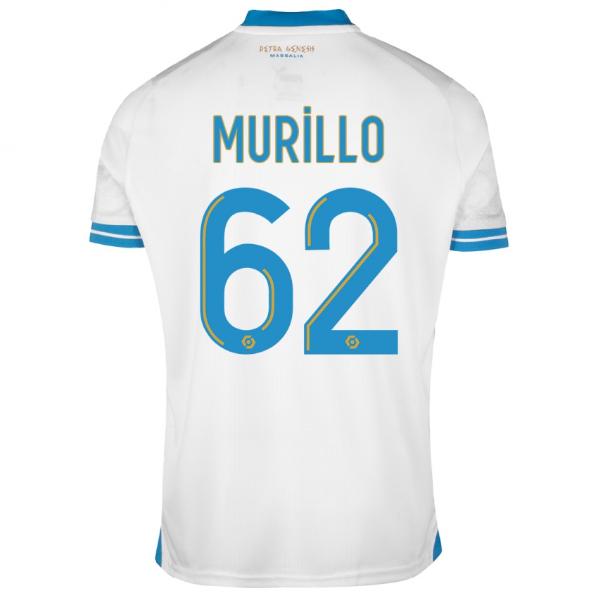 Kinder Amir Murillo #62 Weiß Heimtrikot Trikot 2023/24 T-Shirt