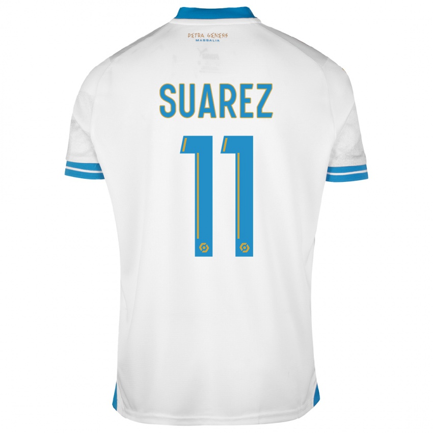 Kinder Luis Suarez #11 Weiß Heimtrikot Trikot 2023/24 T-Shirt