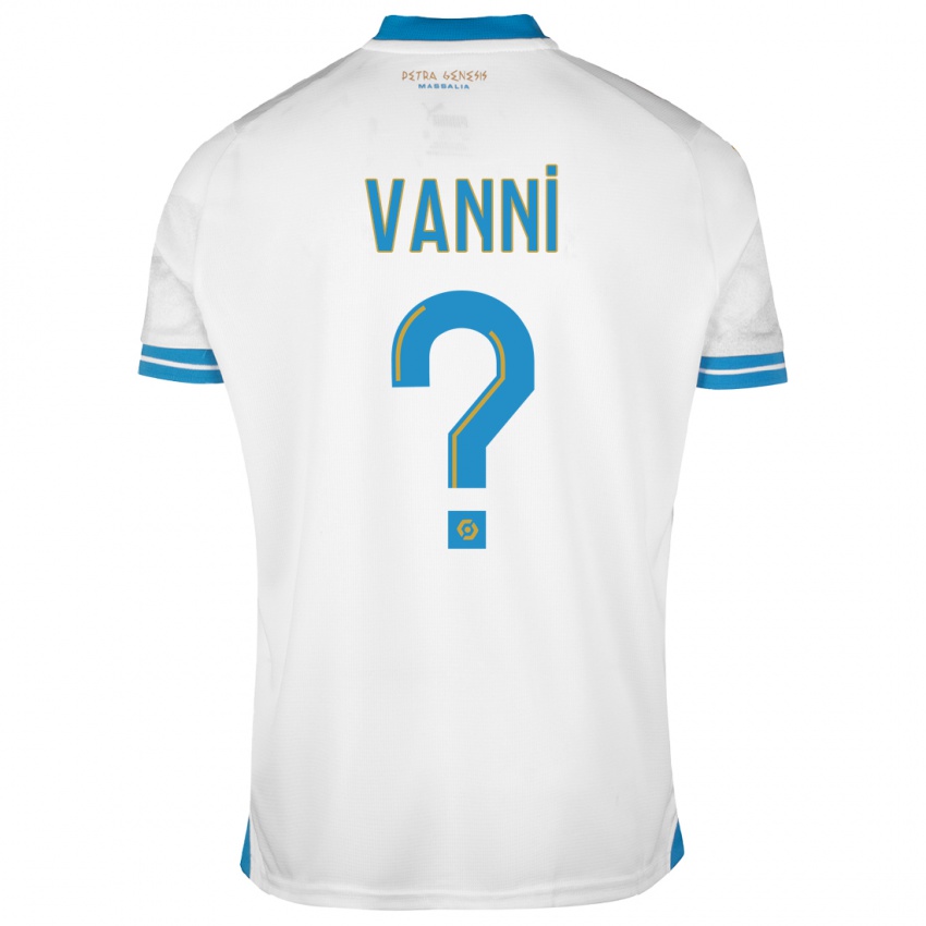 Kinder Fabio Vanni #0 Weiß Heimtrikot Trikot 2023/24 T-Shirt