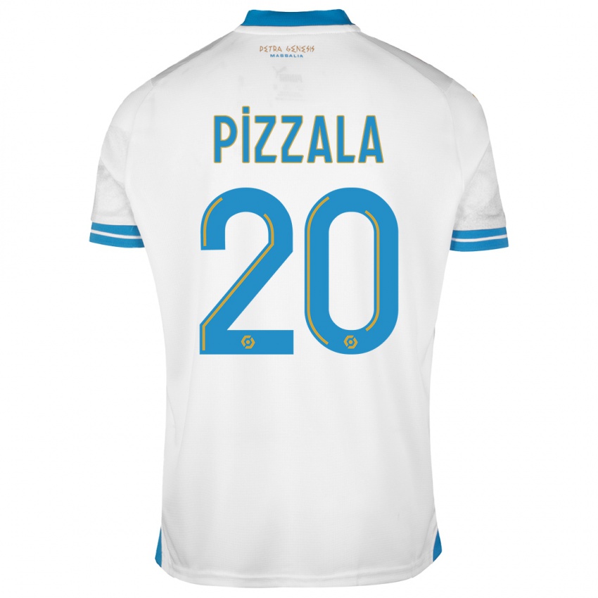 Kinder Caroline Pizzala #20 Weiß Heimtrikot Trikot 2023/24 T-Shirt