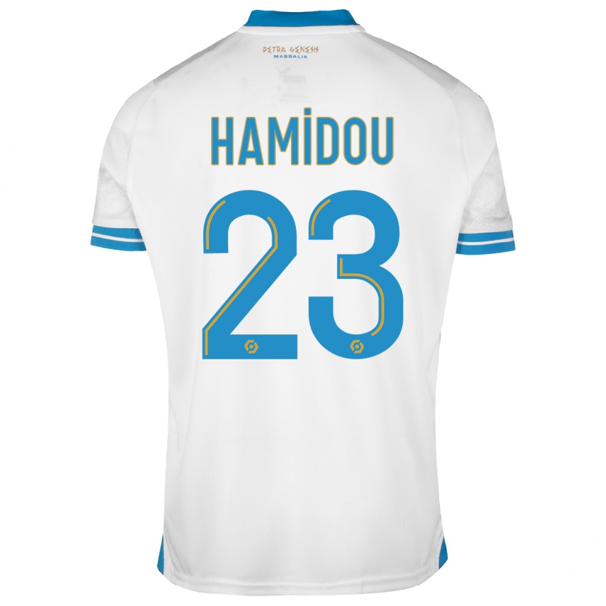 Kinder Jamila Hamidou #23 Weiß Heimtrikot Trikot 2023/24 T-Shirt