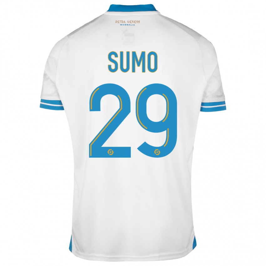 Kinder Eva Sumo #29 Weiß Heimtrikot Trikot 2023/24 T-Shirt