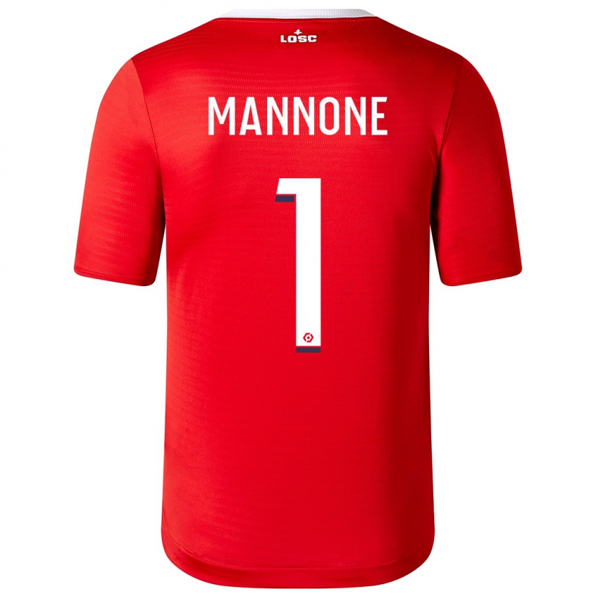 Kinder Vito Mannone #1 Rot Heimtrikot Trikot 2023/24 T-Shirt