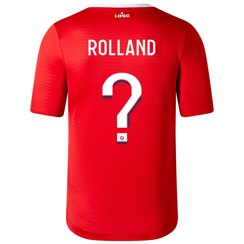 Kinder Baptiste Rolland #0 Rot Heimtrikot Trikot 2023/24 T-Shirt