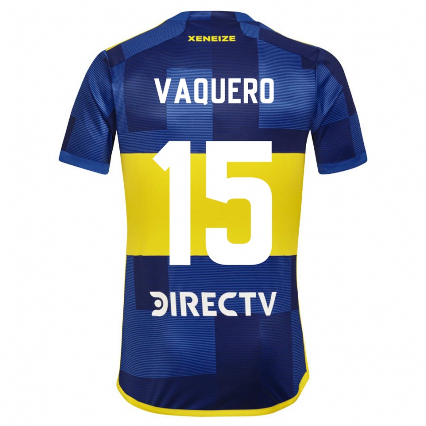 Kinder Ivan Vaquero #15 Dunkelblau Gelb Heimtrikot Trikot 2023/24 T-Shirt