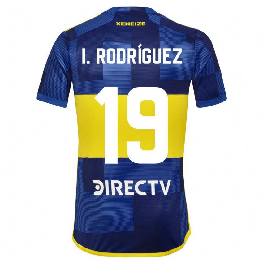 Kinder Ignacio Rodríguez #19 Dunkelblau Gelb Heimtrikot Trikot 2023/24 T-Shirt