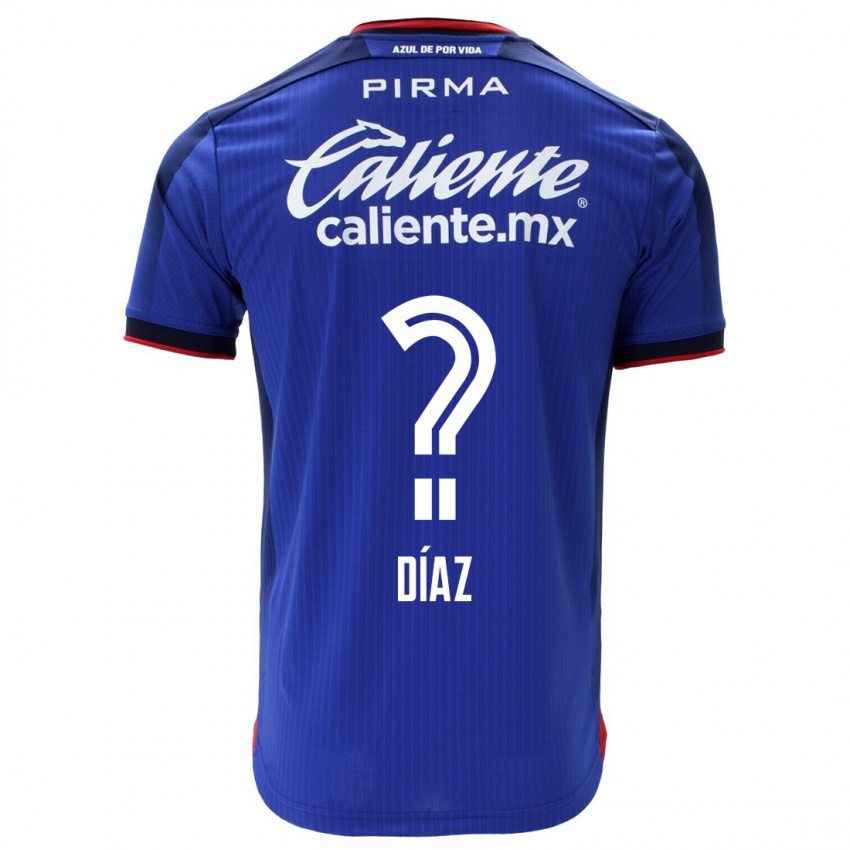 Kinder Josué Díaz #0 Blau Heimtrikot Trikot 2023/24 T-Shirt