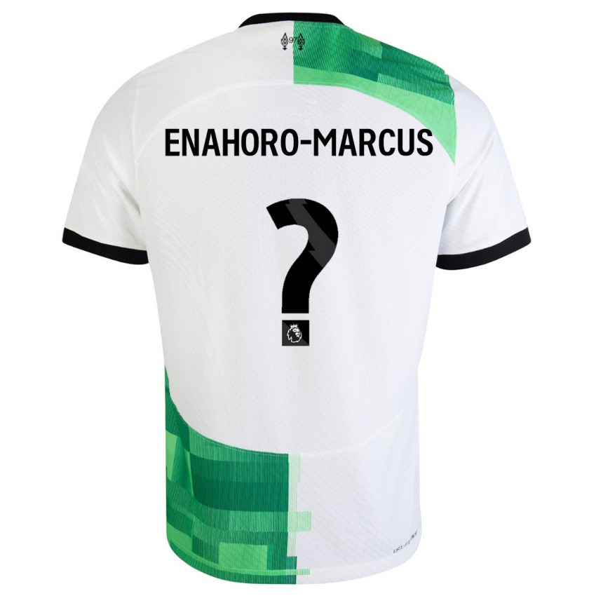 Kinder Louis Enahoro-Marcus #0 Weiß Grün Auswärtstrikot Trikot 2023/24 T-Shirt