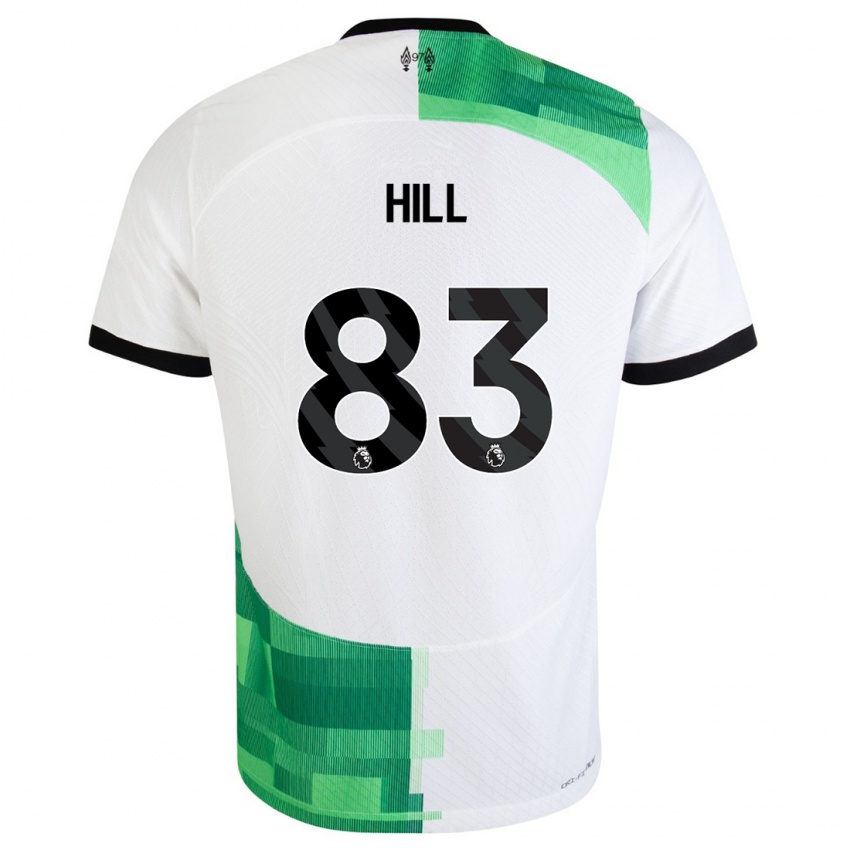 Kinder Tom Hill #83 Weiß Grün Auswärtstrikot Trikot 2023/24 T-Shirt