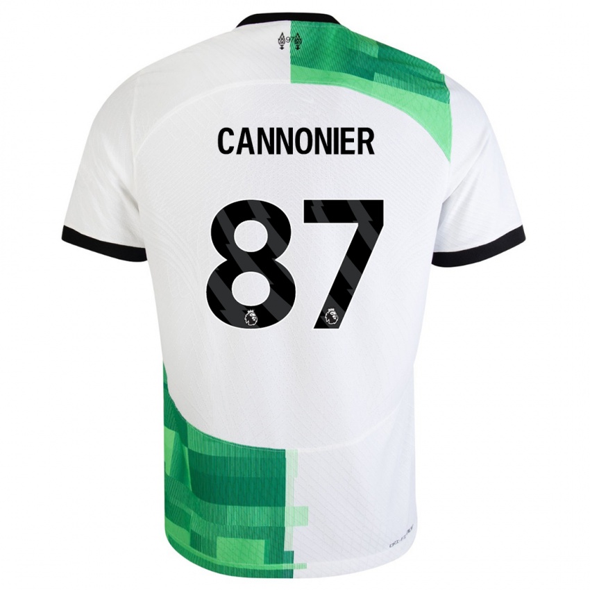 Kinder Oakley Cannonier #87 Weiß Grün Auswärtstrikot Trikot 2023/24 T-Shirt