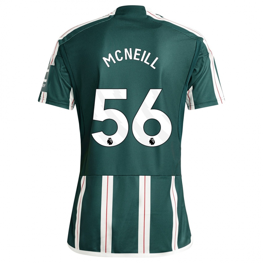 Kinder Charlie Mcneill #56 Dunkelgrün Auswärtstrikot Trikot 2023/24 T-Shirt