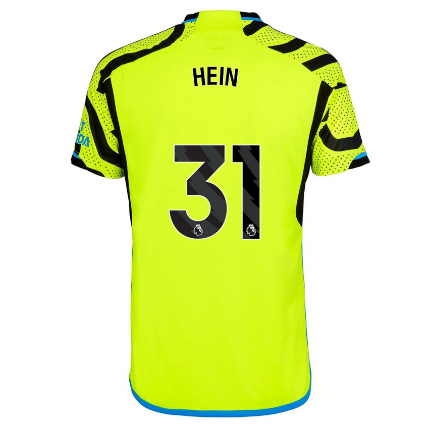 Kinder Karl Hein #31 Gelb Auswärtstrikot Trikot 2023/24 T-Shirt