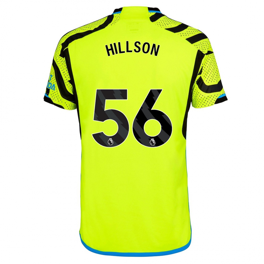 Kinder James Hillson #56 Gelb Auswärtstrikot Trikot 2023/24 T-Shirt