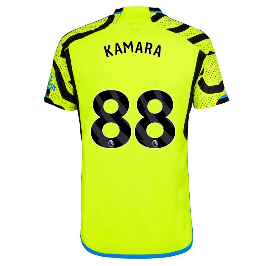 Kinder Osman Kamara #88 Gelb Auswärtstrikot Trikot 2023/24 T-Shirt