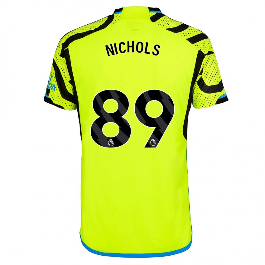Kinder Josh Nichols #89 Gelb Auswärtstrikot Trikot 2023/24 T-Shirt