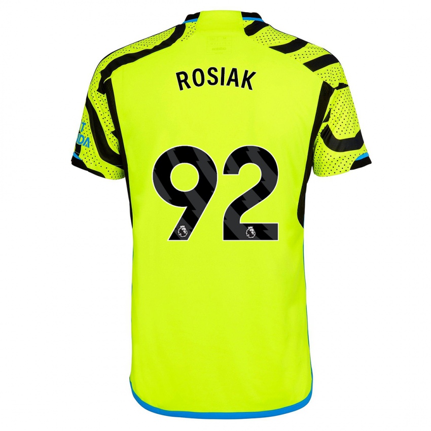 Kinder Michal Rosiak #92 Gelb Auswärtstrikot Trikot 2023/24 T-Shirt