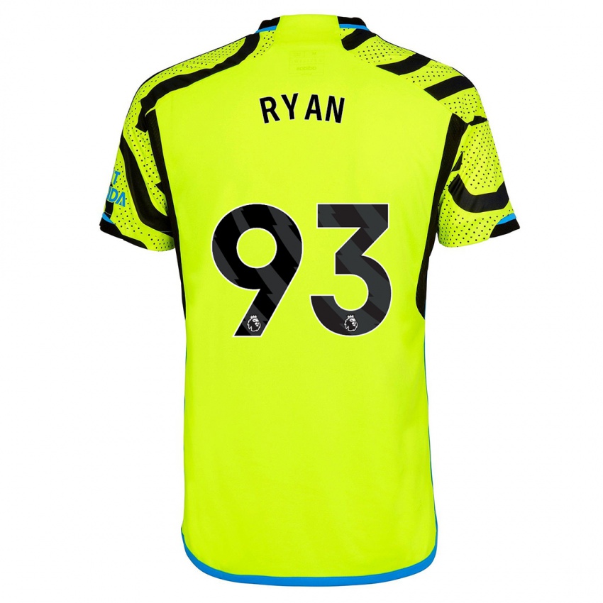 Kinder Kamarni Ryan #93 Gelb Auswärtstrikot Trikot 2023/24 T-Shirt