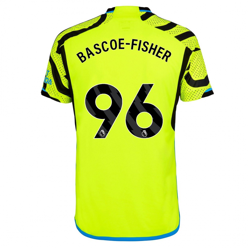 Kinder Jakai Bascoe-Fisher #96 Gelb Auswärtstrikot Trikot 2023/24 T-Shirt