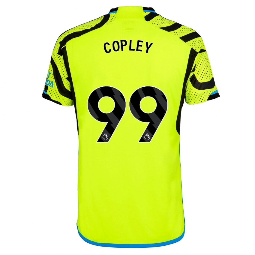 Kinder Louie Copley #99 Gelb Auswärtstrikot Trikot 2023/24 T-Shirt