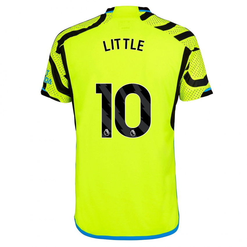 Kinder Kim Little #10 Gelb Auswärtstrikot Trikot 2023/24 T-Shirt