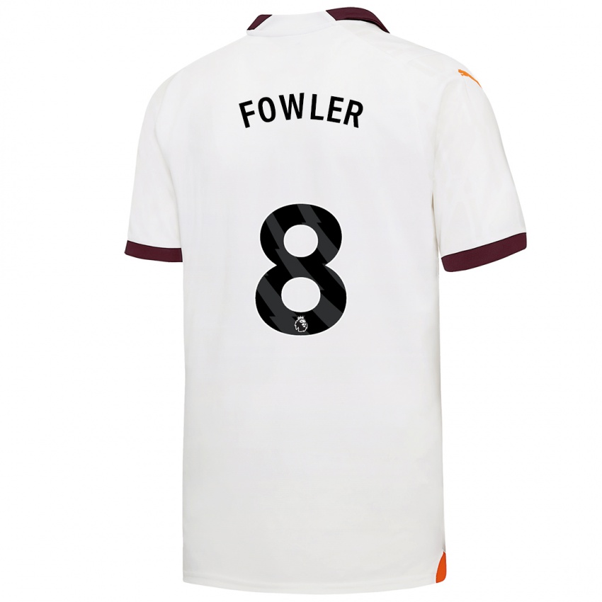 Kinder Mary Fowler #8 Weiß Auswärtstrikot Trikot 2023/24 T-Shirt
