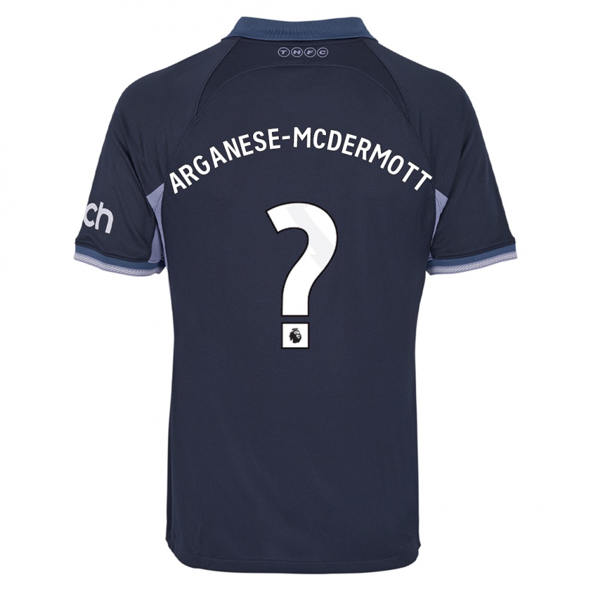 Kinder Pele Arganese-Mcdermott #0 Dunkelblau Auswärtstrikot Trikot 2023/24 T-Shirt