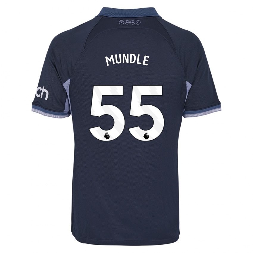 Kinder Romaine Mundle #55 Dunkelblau Auswärtstrikot Trikot 2023/24 T-Shirt