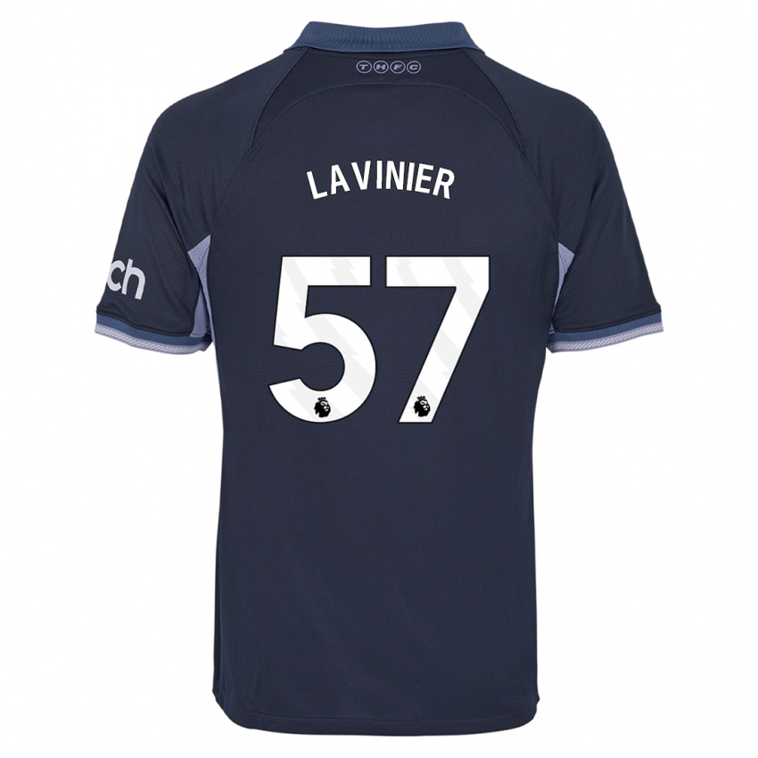 Kinder Marcel Lavinier #57 Dunkelblau Auswärtstrikot Trikot 2023/24 T-Shirt