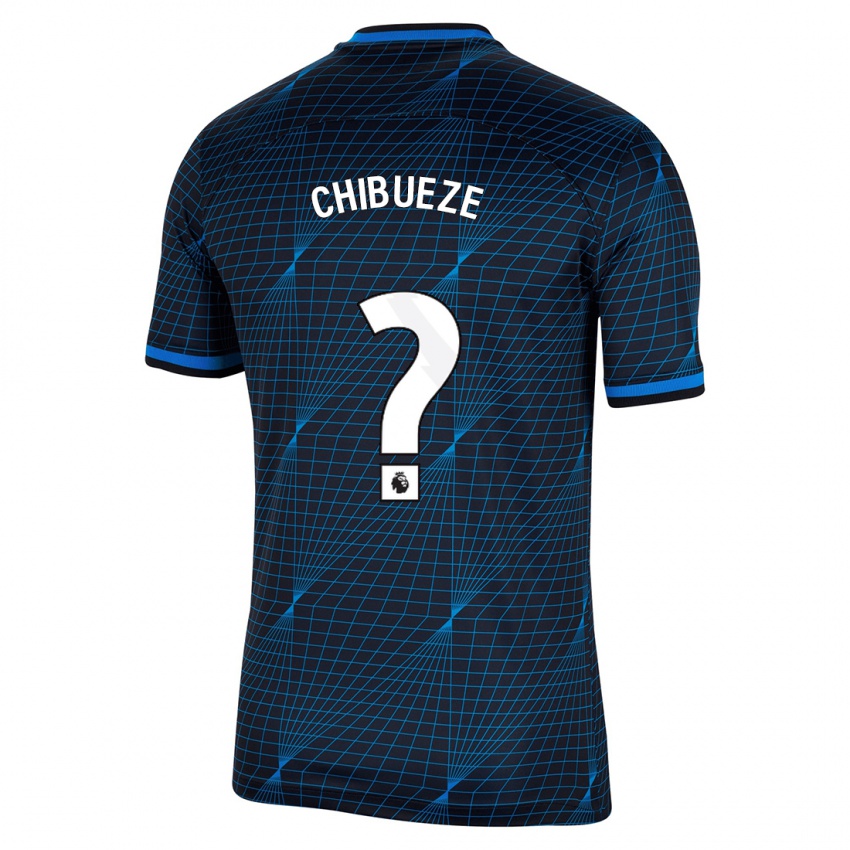 Kinder Chinonso Chibueze #0 Dunkelblau Auswärtstrikot Trikot 2023/24 T-Shirt