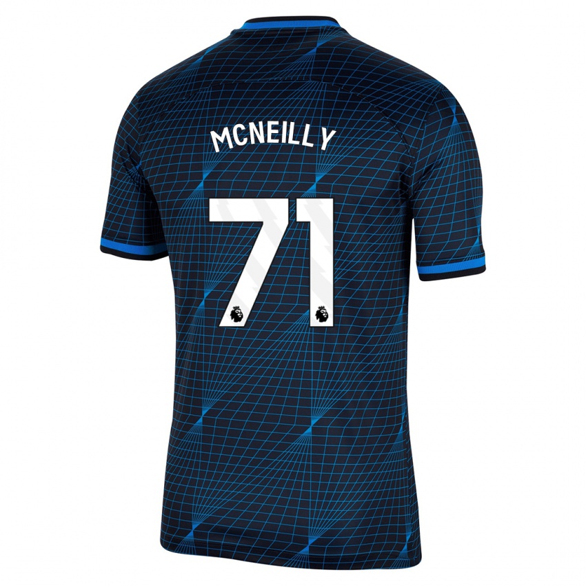 Kinder Donnell Mcneilly #71 Dunkelblau Auswärtstrikot Trikot 2023/24 T-Shirt