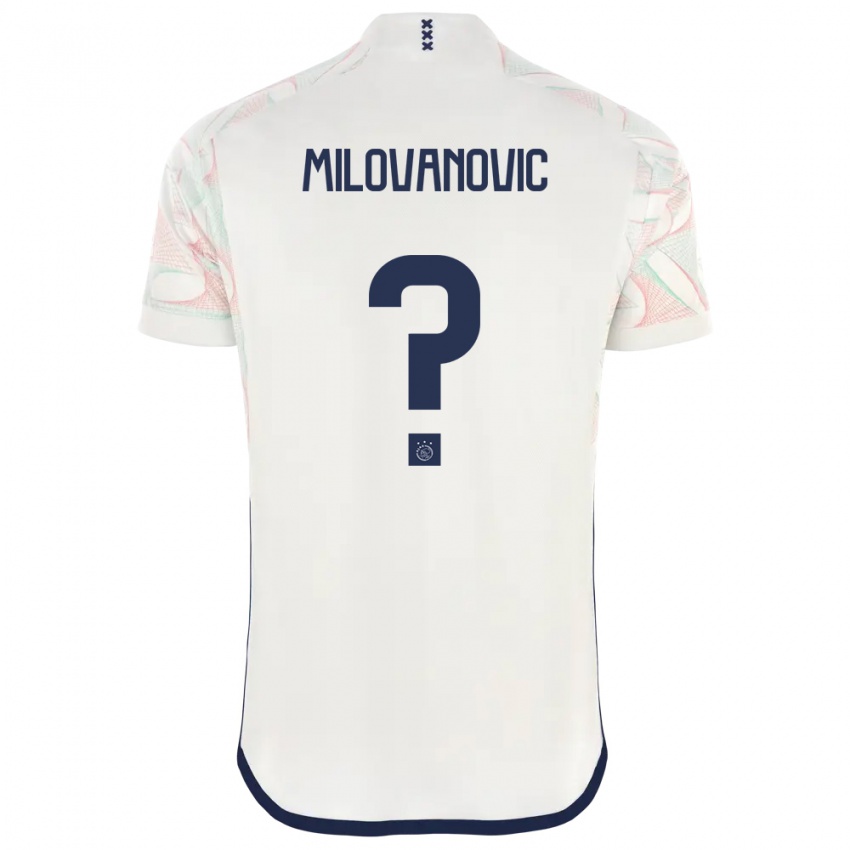 Kinder Mateja Milovanovic #0 Weiß Auswärtstrikot Trikot 2023/24 T-Shirt