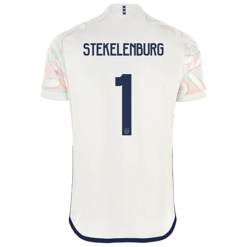 Kinder Maarten Stekelenburg #1 Weiß Auswärtstrikot Trikot 2023/24 T-Shirt