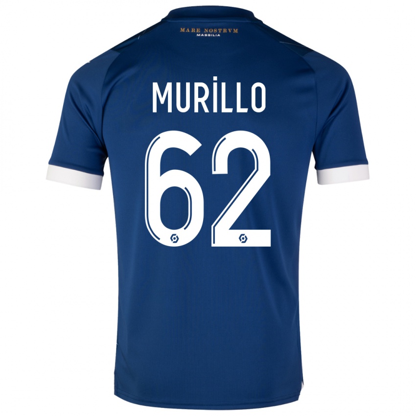 Kinder Amir Murillo #62 Dunkelblau Auswärtstrikot Trikot 2023/24 T-Shirt