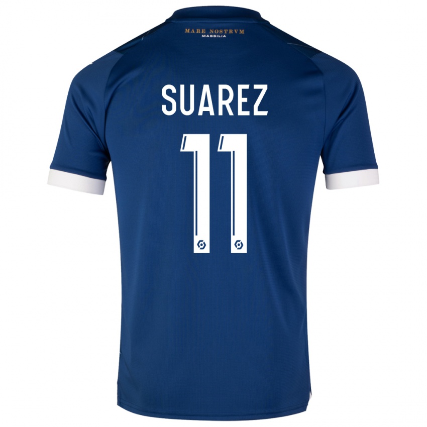 Kinder Luis Suarez #11 Dunkelblau Auswärtstrikot Trikot 2023/24 T-Shirt