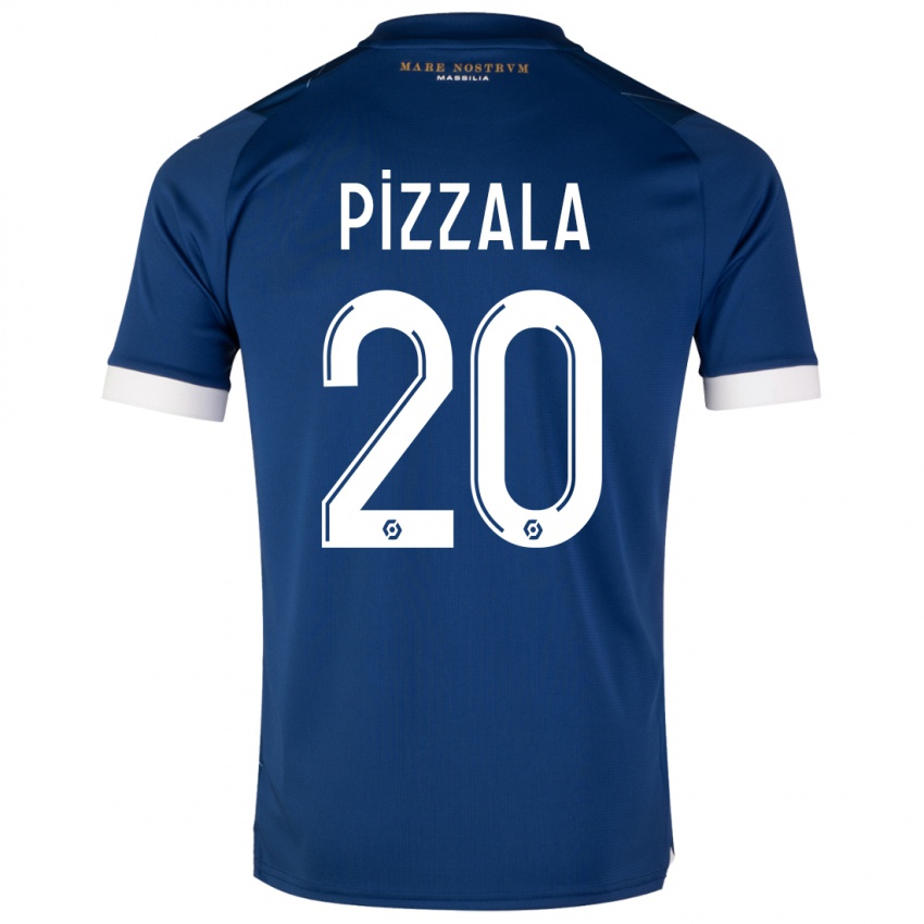 Kinder Caroline Pizzala #20 Dunkelblau Auswärtstrikot Trikot 2023/24 T-Shirt