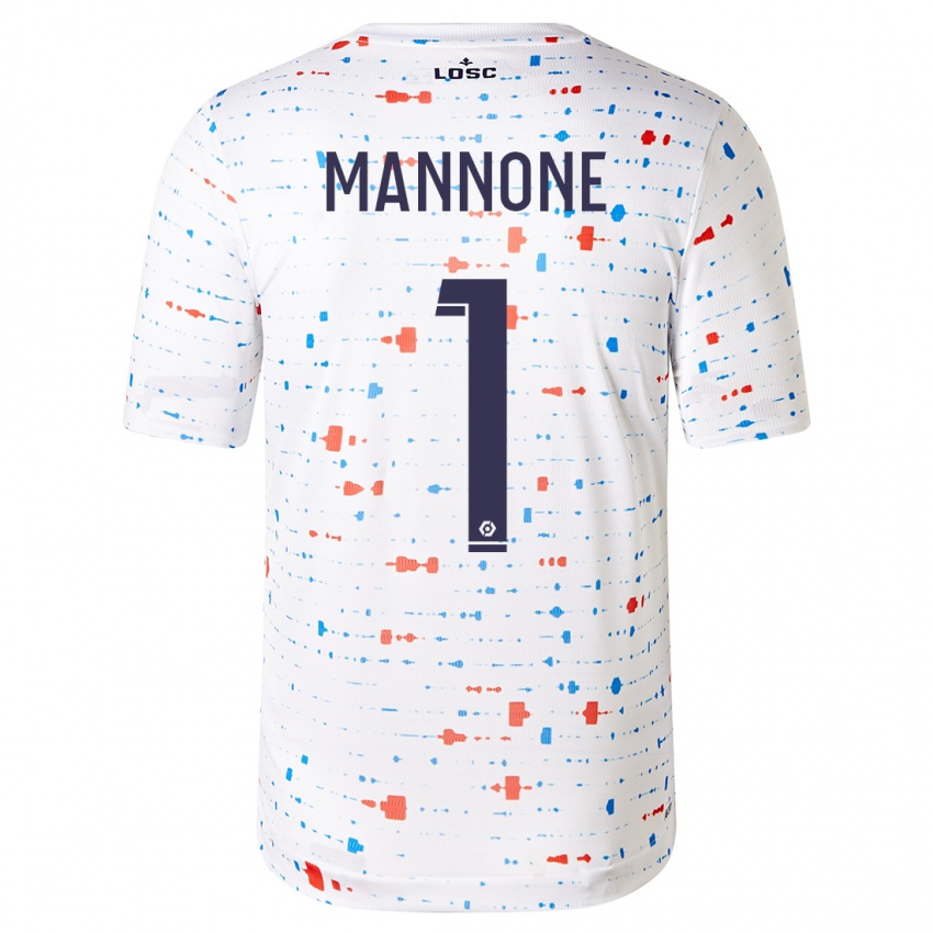 Kinder Vito Mannone #1 Weiß Auswärtstrikot Trikot 2023/24 T-Shirt
