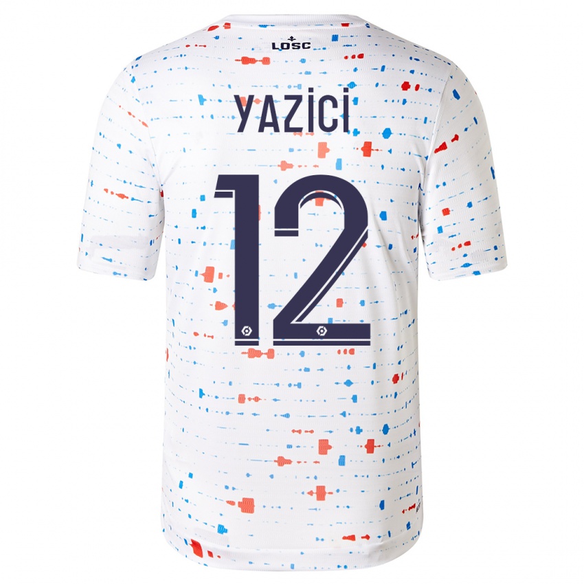 Kinder Yusuf Yazici #12 Weiß Auswärtstrikot Trikot 2023/24 T-Shirt