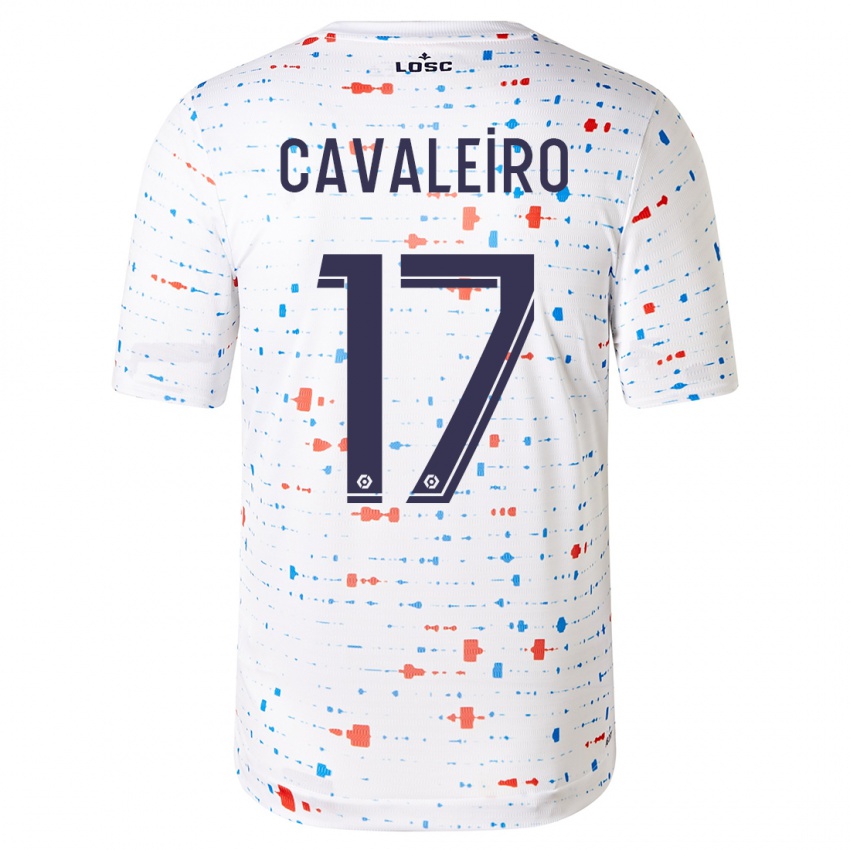 Kinder Ivan Cavaleiro #17 Weiß Auswärtstrikot Trikot 2023/24 T-Shirt
