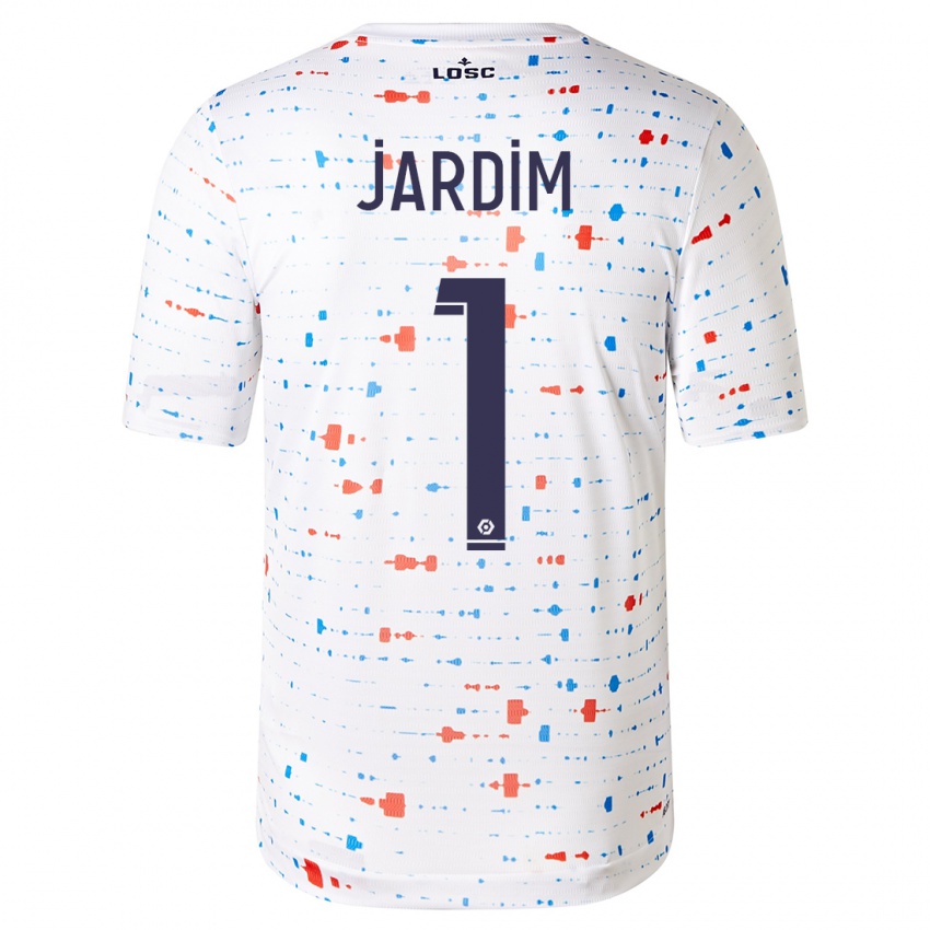 Kinder Leo Jardim #1 Weiß Auswärtstrikot Trikot 2023/24 T-Shirt
