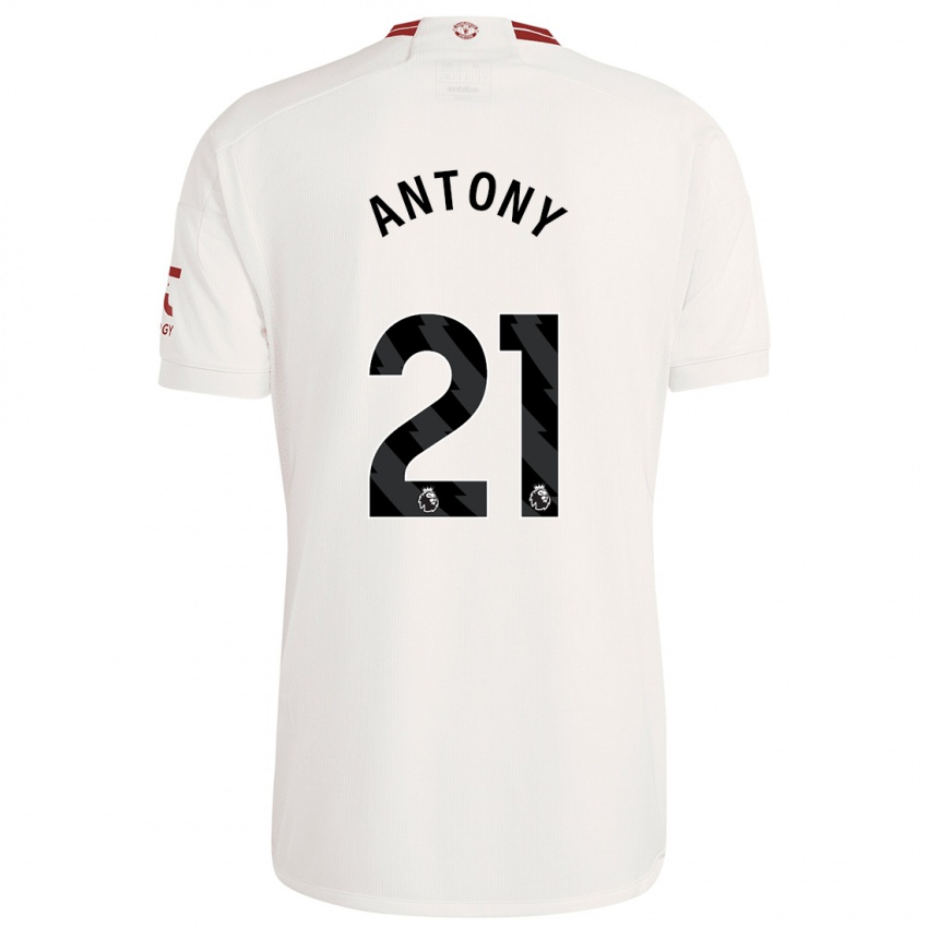 Kinder Antony #21 Weiß Ausweichtrikot Trikot 2023/24 T-Shirt