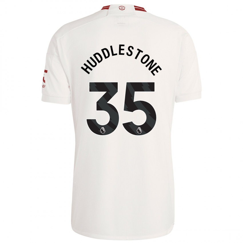 Kinder Tom Huddlestone #35 Weiß Ausweichtrikot Trikot 2023/24 T-Shirt